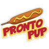 Signmission Pronto Pup Decal Concession Stand Food Truck Sticker, 8" x 4.5", D-DC-8 Pronto Pup19 D-DC-8 Pronto Pup19